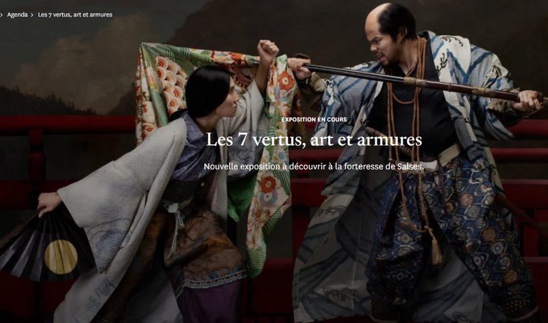 EXPOSITION "LES 7 VERTUS, ART ET ARMURES" A LA FORTERESSE DE SALSES