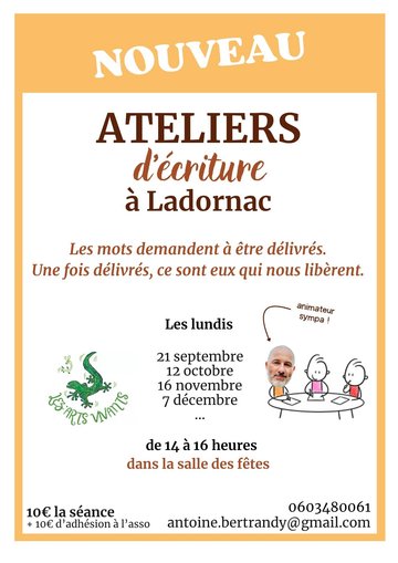 ATELIER D’ÉCRITURE