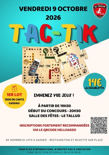 Tournoi de tac-tik au Tallud