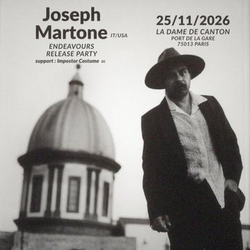 JOSEPH MARTONE x 1ère partie IMPOSTOR COSTUME