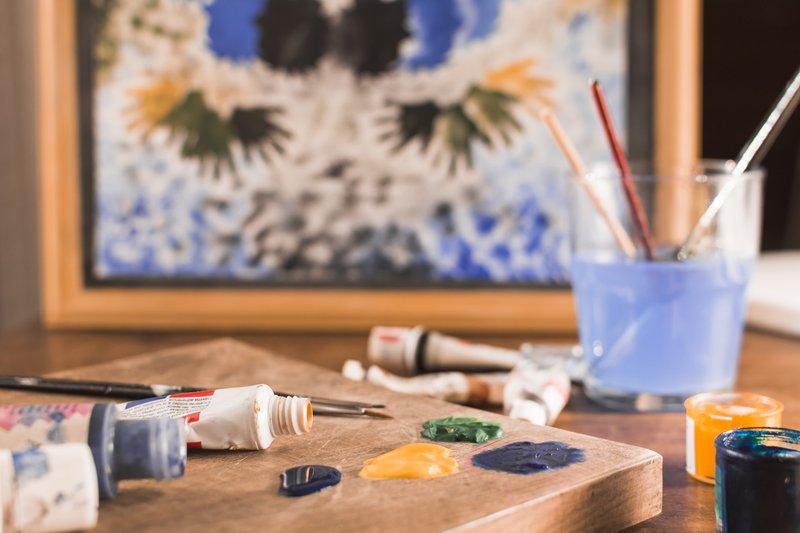 Atelier peinture : Médiathèque Aqua-Libris