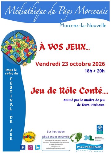 Festival du jeu -  Soirée jeux de rôle
