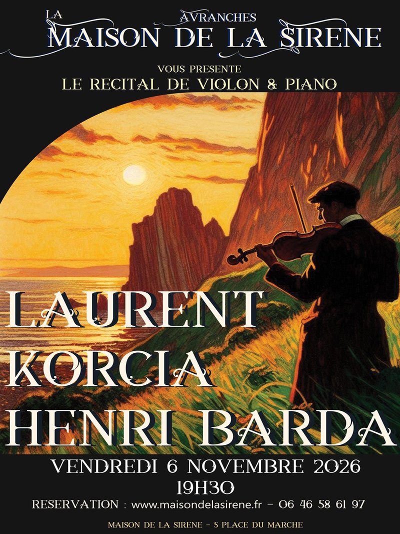 Concert musique classique > Laurent Korcia et Henri Barda - Rencontre