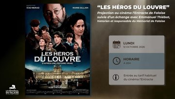 Projection "Les Héros du Louvre" suivie d'un échange avec Emmanuel Thiébot