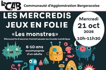 Micro-folie de la CAB | Les mercredis jeux en folie : "Les monstres"
