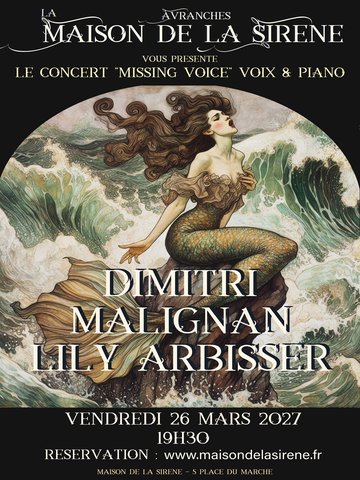 Concert musique classique > Lily Arbisser et Dimitri Malignan - Missing Voices