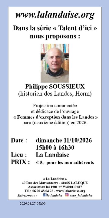 Rencontre avec Philippe SOUSSIEUX
