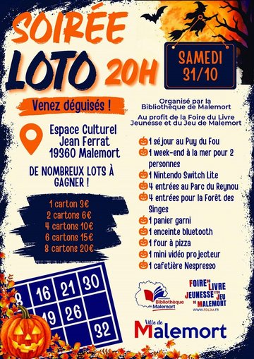 Loto spécial Halloween