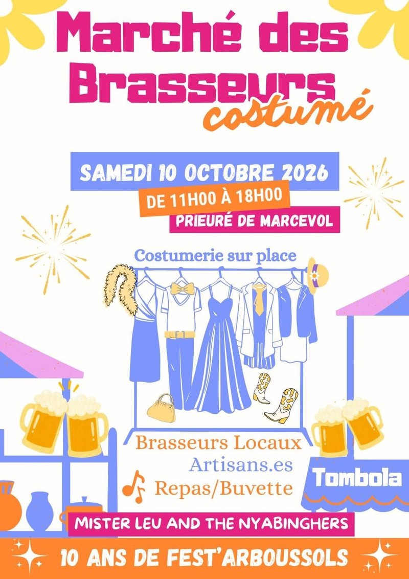 MARCHÉ DES BRASSEURS COSTUMÉ