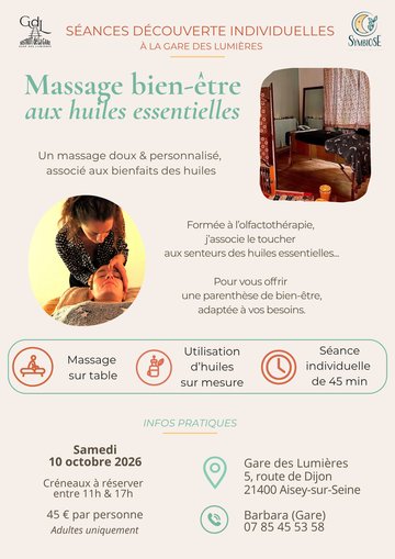 Massage Bien Être aux huiles essentielles