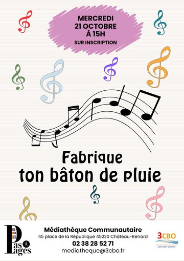 Atelier : Fabrique ton bâton de pluie