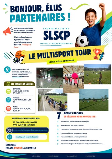 Multisport Tour à Hautefort : une journée sportive pour les enfants