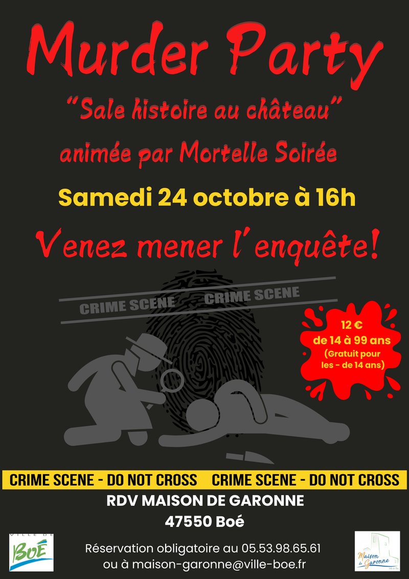 Murder Party « Enquête grandeur nature » !