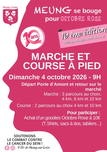 Meung se bouge pour Octobre Rose