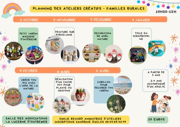 Ateliers créatifs