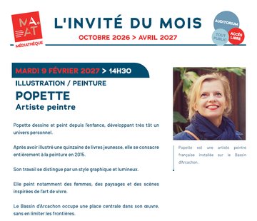 Linvité du mois : Popette