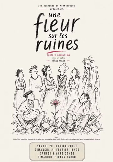 Une fleur sur les ruines