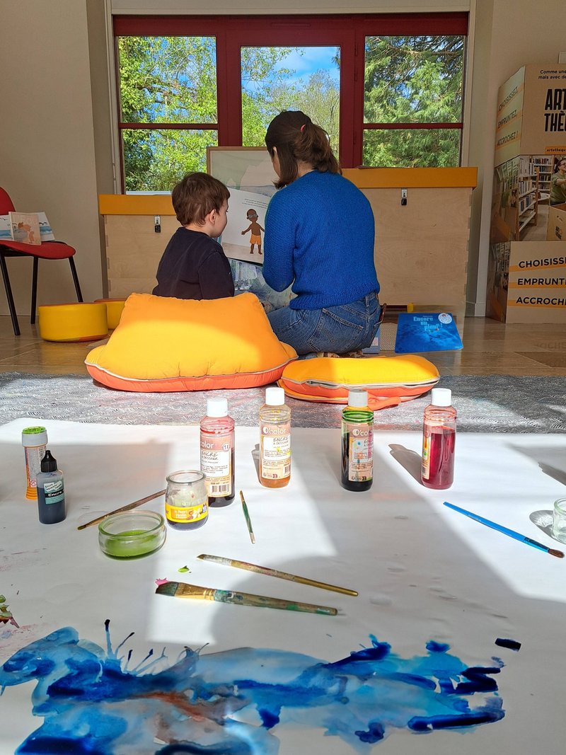 Atelier enfant "Raconte moi un tableau" à Frayssinet-le-Gélat
