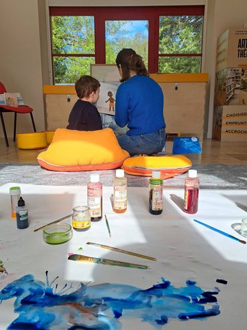 Atelier enfant "Raconte moi un tableau" à Frayssinet-le-Gélat