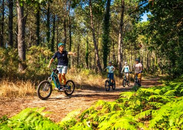 Découverte de la forêt en trottinette électrique