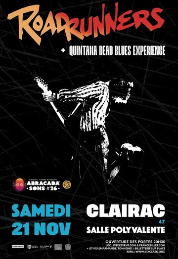 Festival Abracada'Sons #26 -  Concert Roadrunners + Quintana Dead Blues Experience