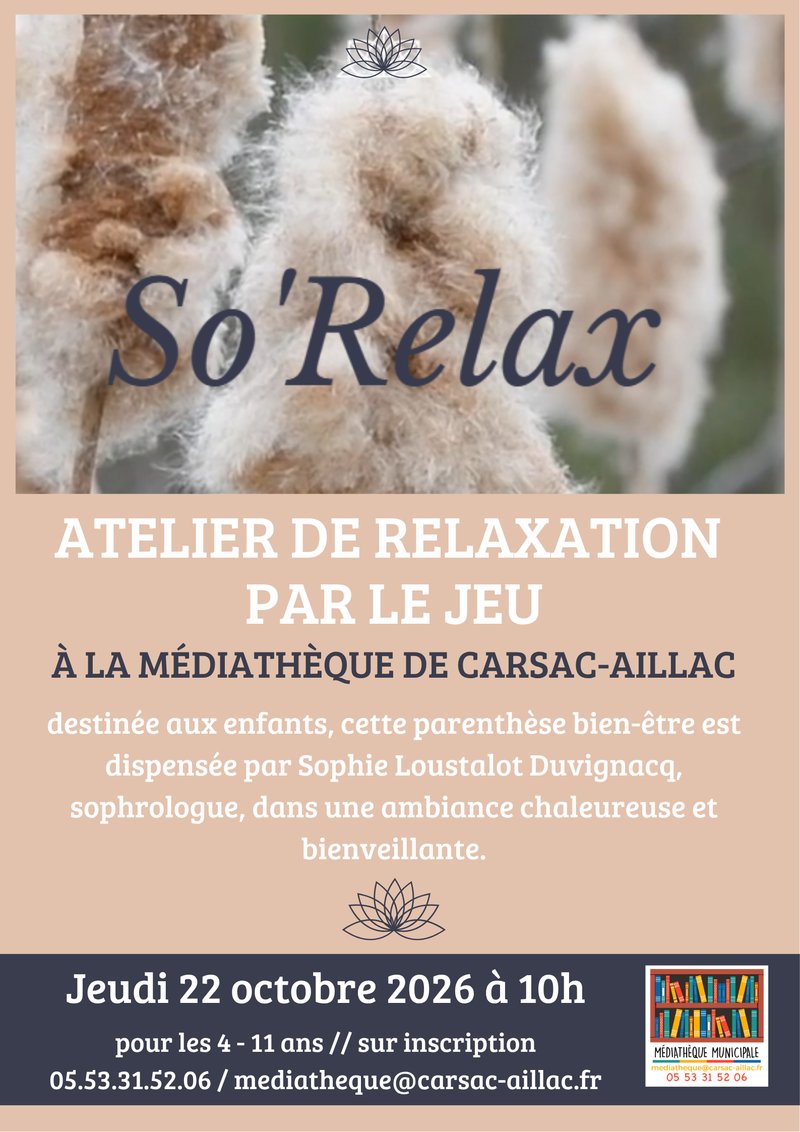 So’Relax – Atelier de relaxation par le jeu