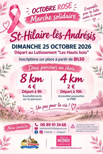 Marche solidaire Octobre rose