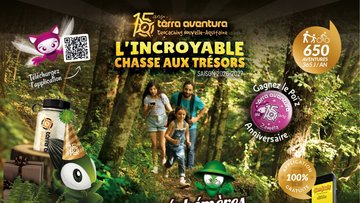 Tèrra aventura Zaméla, parcours éphémère Beau temps pour Mercédès