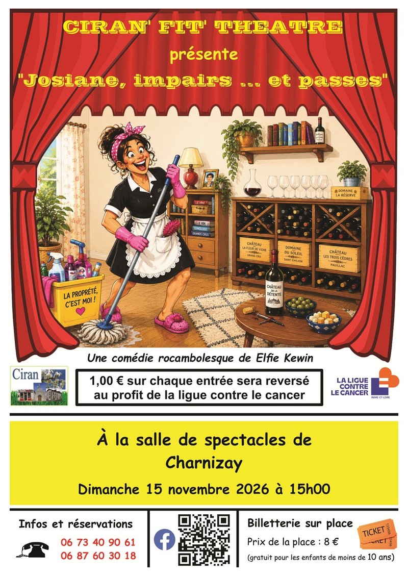 Théâtre " Josiane, impairs... et passes "