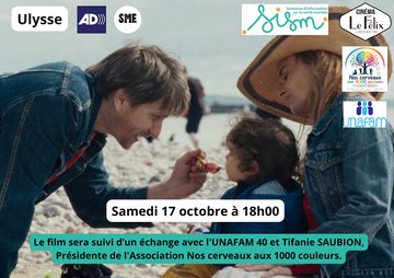 Cinédébat en présence de l’UNAFAM 40 et de Nos cerveaux aux 1000 couleurs.