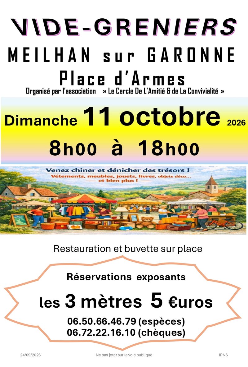 Vide-greniers - Meilhan-sur-Garonne