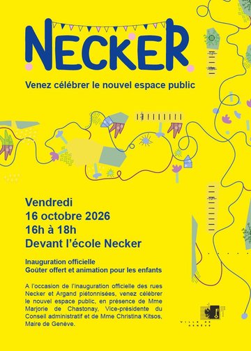 Venez célébrer le nouvel espace public de la rue Necker