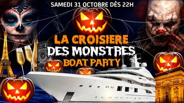 LA CROISÈRE DES MONSTRES HALLOWEEN BOAT PARTY CLUB HANTÉ