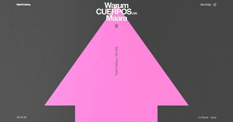 A week-end with Jen Cardini : Maara, Cuerpos (live), Warum