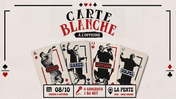 CARTE BLANCHE à L'OFFICINE [rap / hip-hop]