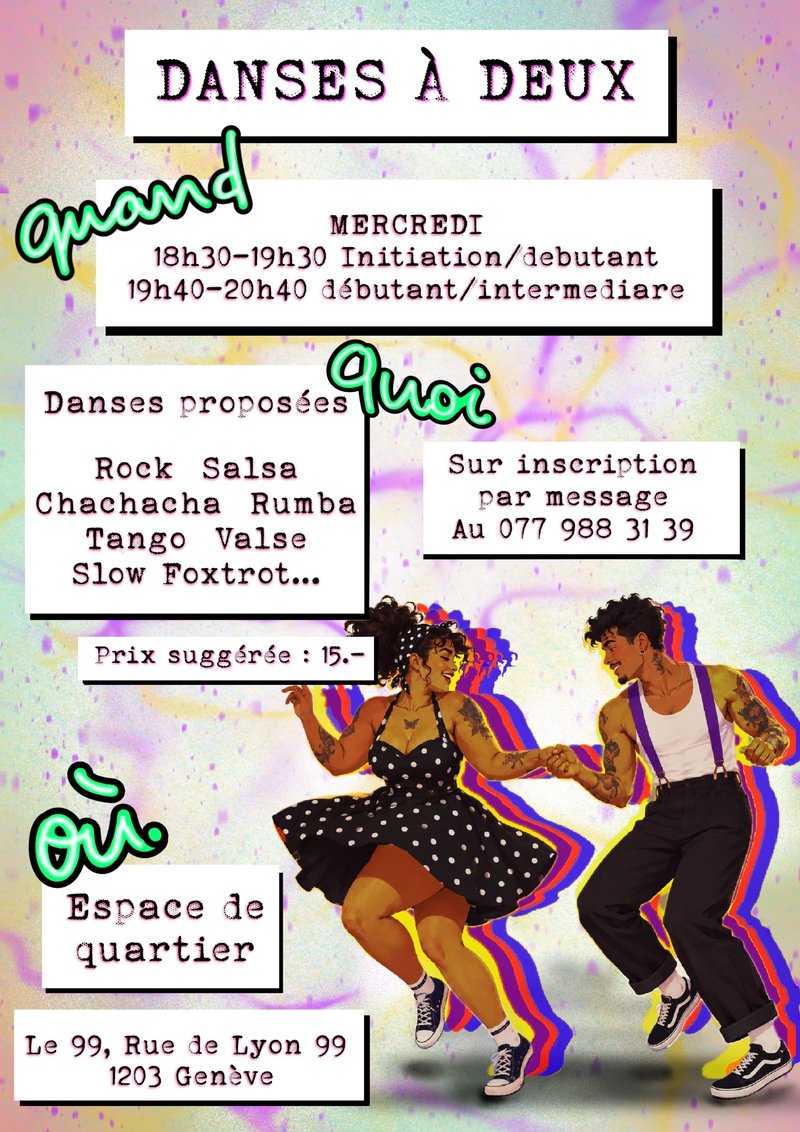 Cours de Danses à deux