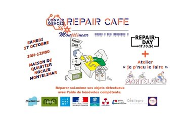 Repair Café samedi 17 octobre 2026 Qt Nocaze à Montélimar