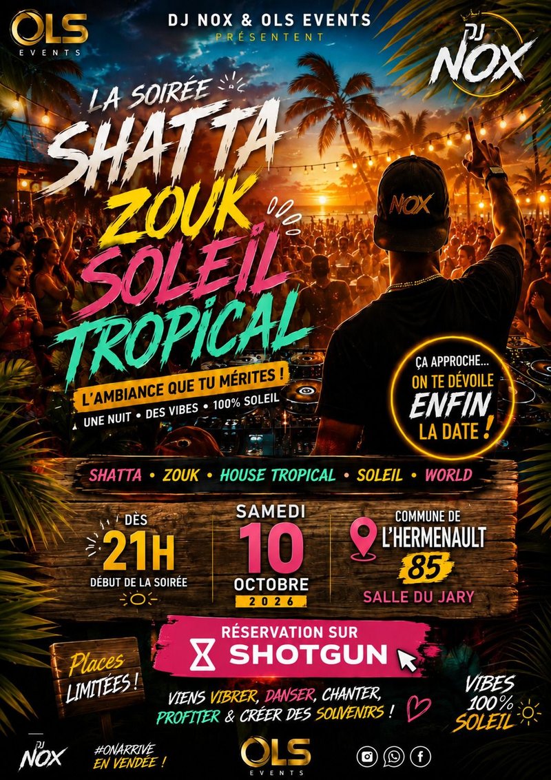 SHATTA ZOUK SOLEIL TROPICAL