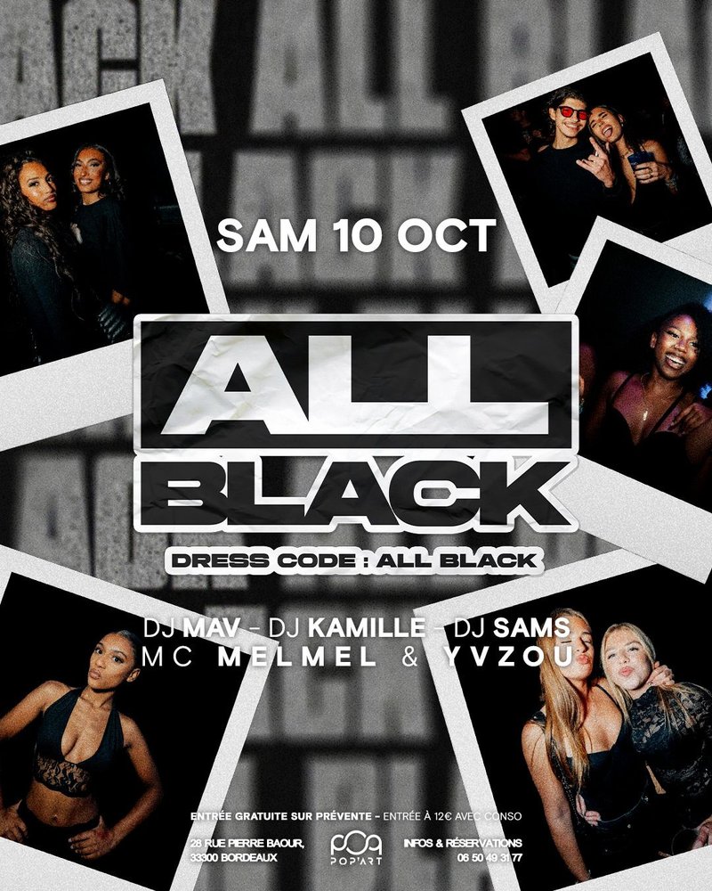 All black édition by Pop’Art
