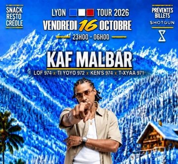 KAF MALBAR MON BAND 16 OCTOBRE LYON