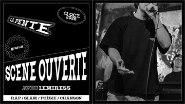 SCÈNE OUVERTE : Slam, Rap & Poésie