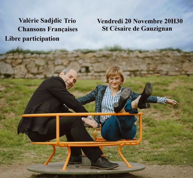 Trio Chansons Françaises, réservations recommandées.