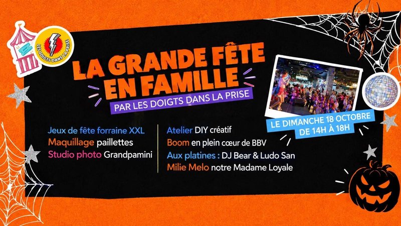 La Grande Fête en famille par les Doigts dans la Prise