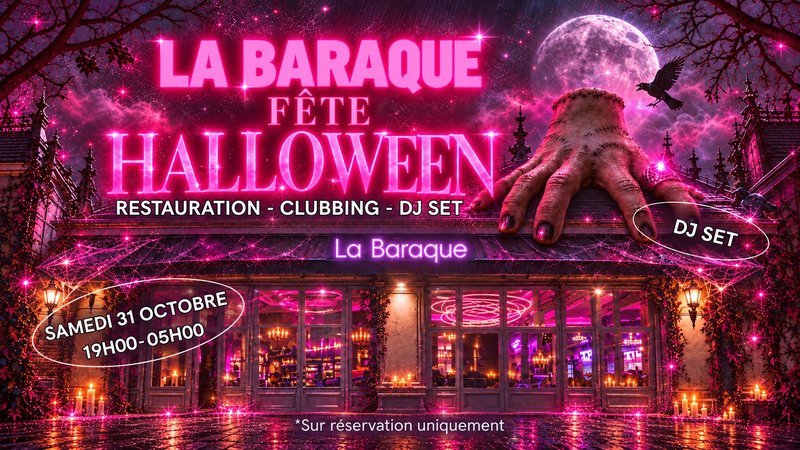 HALLOWEEN PARTY A LA BARAQUE