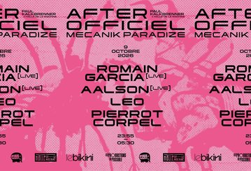 AFTER OFFICIEL PAUL KALKBRENNER - Le Bikini