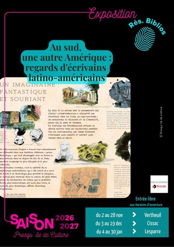 Expo Au Sud, une autre Amérique : regards d'écrivains latino-américains