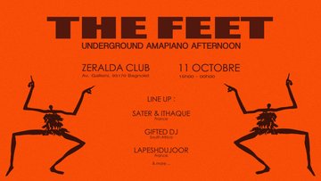 THE FEET : SATER & ITHAQUE, GIFTED DJ, LAPESHDUJOOR