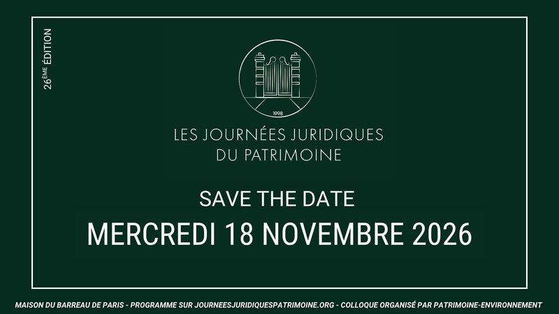 Journées Juridiques du Patrimoine
