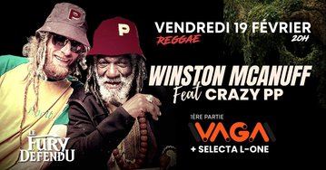 Winston McAnuff feat Crazy PP / VAGA // Le Fury Défendu