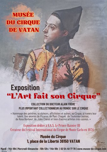 Exposition exceptionnelle “L’Art fait son Cirque”